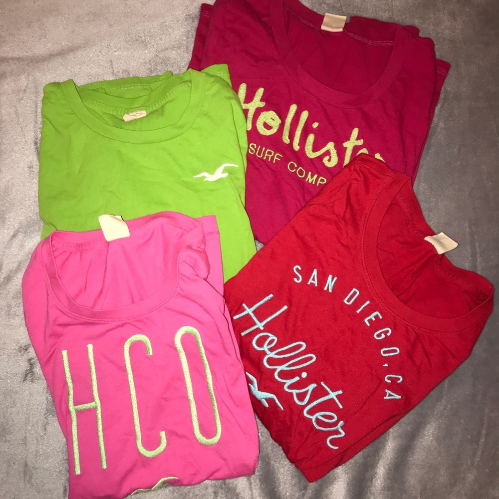 Hollister graphic tees
